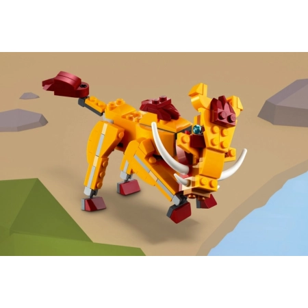 LEGO Creator 3w1 31112 Dziki Lew Struś i Guziec